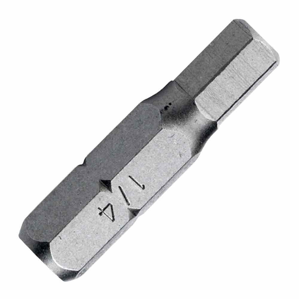 5/16-inch hex shank hex insert bit, 1-1/4-inch long, for precision drilling and driving screws