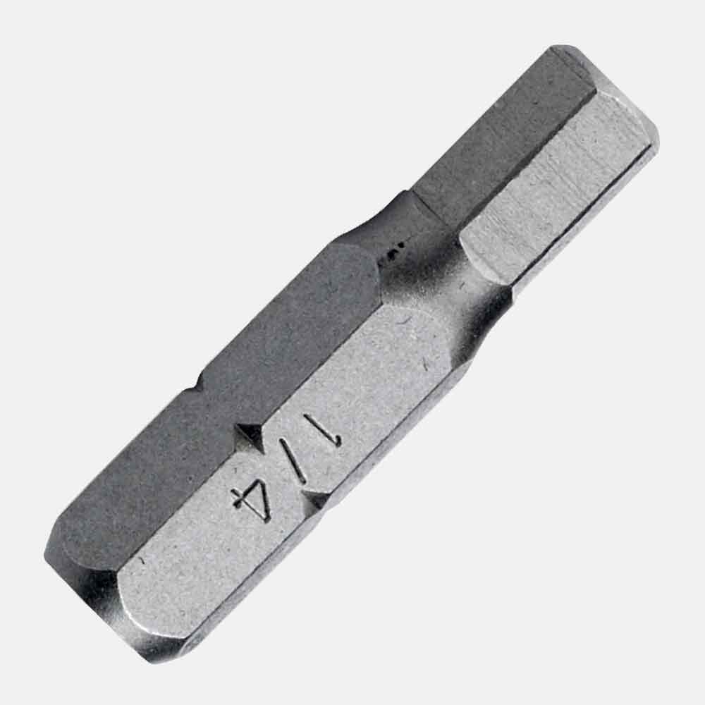 5/16-inch hex shank hex insert bit, 1-1/4-inch long, for precision drilling and driving screws