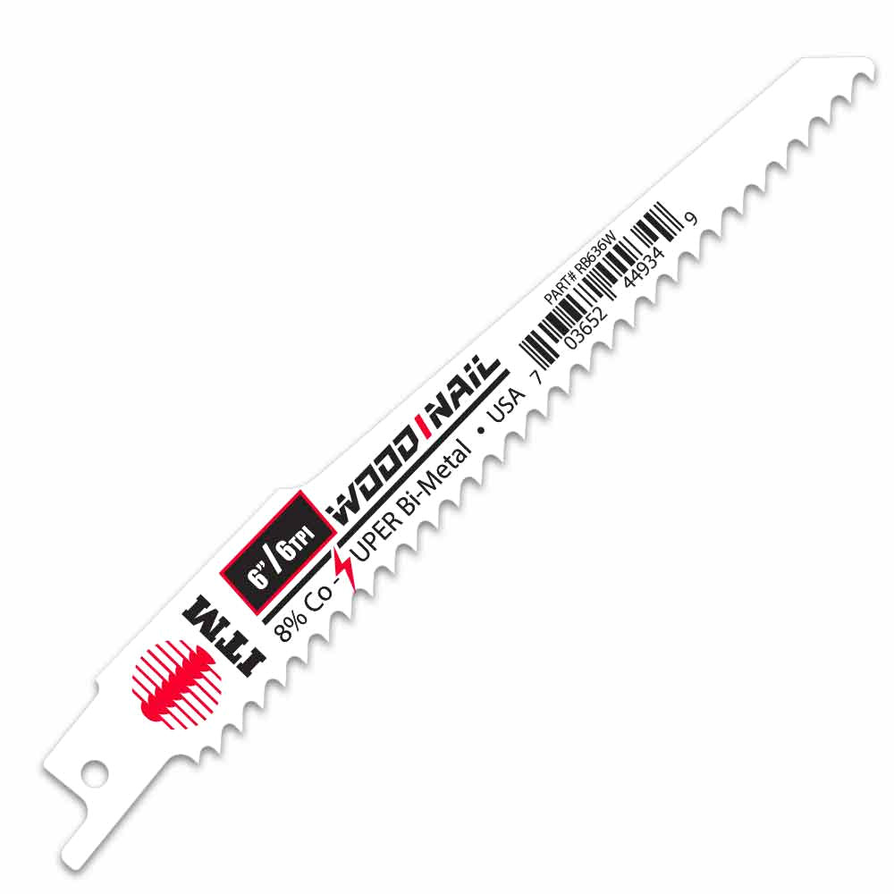 VIGOR bi-metal reciprocating blades for cutting wood, fiberboard, steel and aluminum