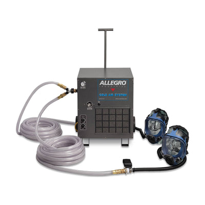 Allegro Full Mask Breathing Cold Air Respirator System, 2-Worker, Two 100' Hoses, part 9200-02CA