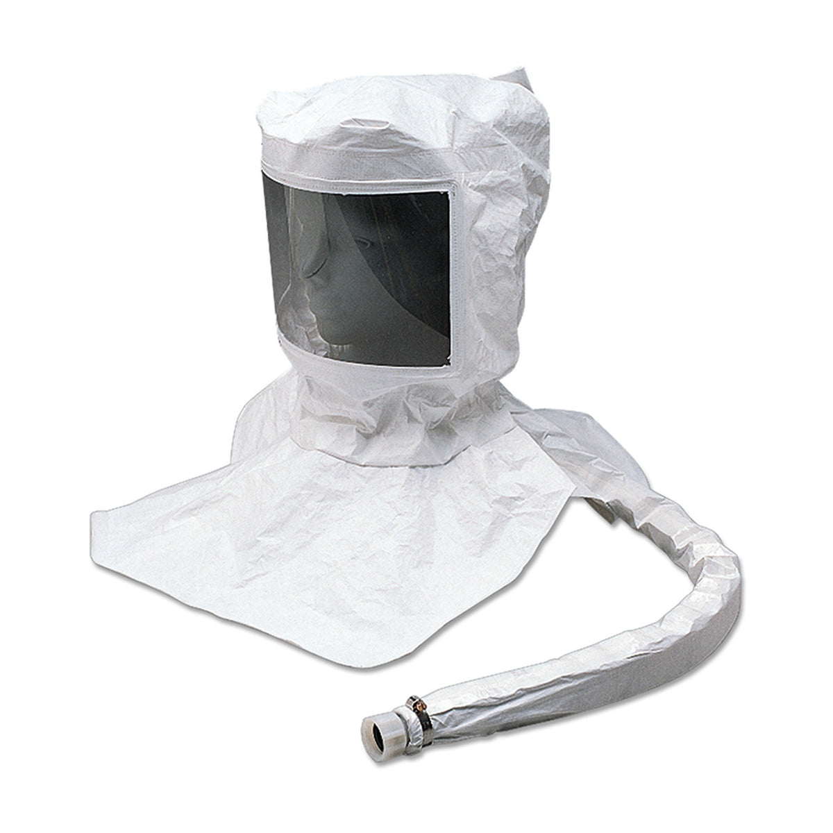 Allegro Single Bib Maintenance Free Tyvek Hood for Breathing Air Blower and Cold Air Systems, part 9910-EF