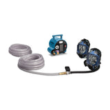 Allegro Full Mask Breathing Air Blower Respirator System, 2-Worker, Two 50' Hoses