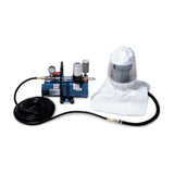 Allegro Tyvek Hood Supplied-Air Respirator System, 1-Worker, 50' Hose