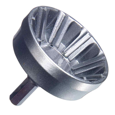 Bar Champ M2 HSS outer reamer with 1/4-inch hex impact shank