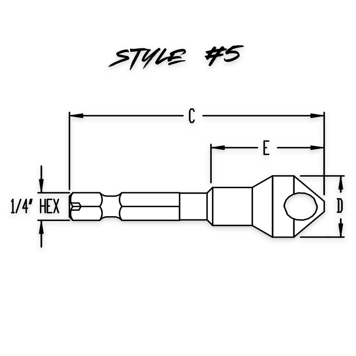 Avellanador sin punta 82º - 3/16" a 17/32" (10 uds.)