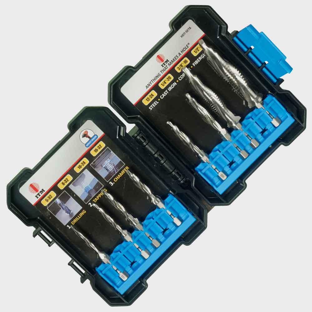 8 Pc. 3 in 1 HD Drill Tap Kit
