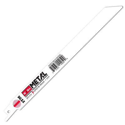 Durable metal-cutting recip saw blades 4–12 inch OAL, bi-metal with 8% cobalt teeth, USA made