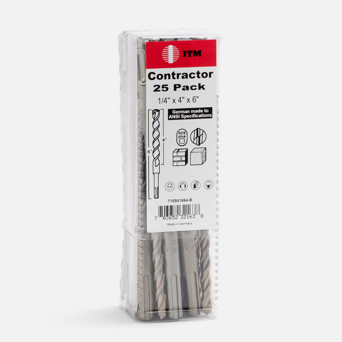 3/16" X 4-1/2" SDS-PLUS Redline