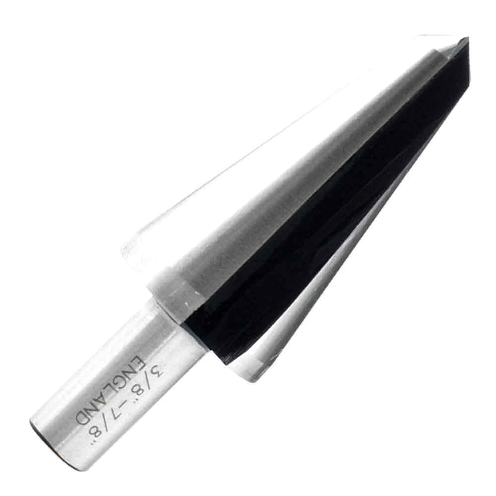 5-step drill bit, HEX non-slip shank, 2-fast spiral flutes, for steel, aluminum, copper, plastics