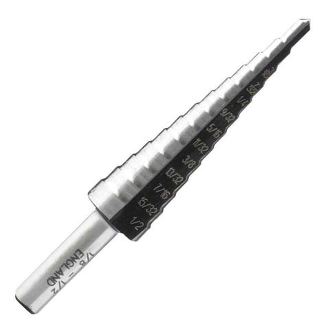 Taladro de 13 pasos (1/8" a 1/2")