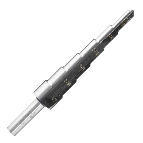 6 Step Drill (3/16" to 1/2")