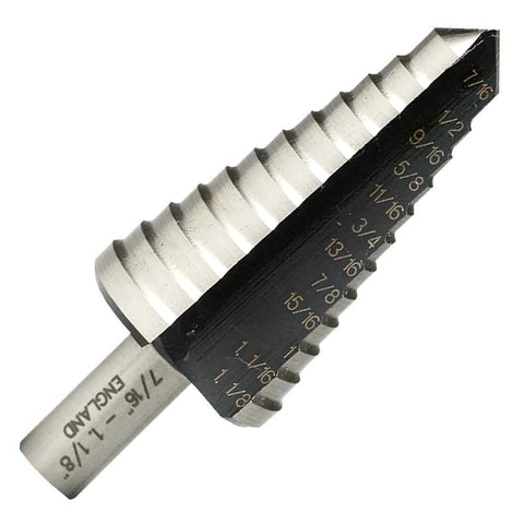 Taladro de 12 pasos (7/16" a 1-1/8")