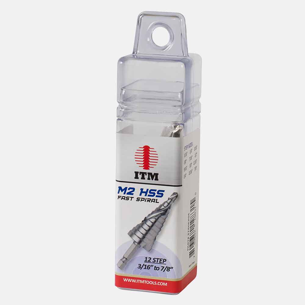M2 6 Step Drill (3/16" to 1/2")