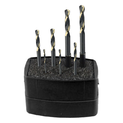 Triumph 7-Piece HD Hex Shank Drill Set, 1/16 inch - 1/4 inch by 32nds, part 045432 (shown: borrowed from 045532 (7-piece hex shank drill set))