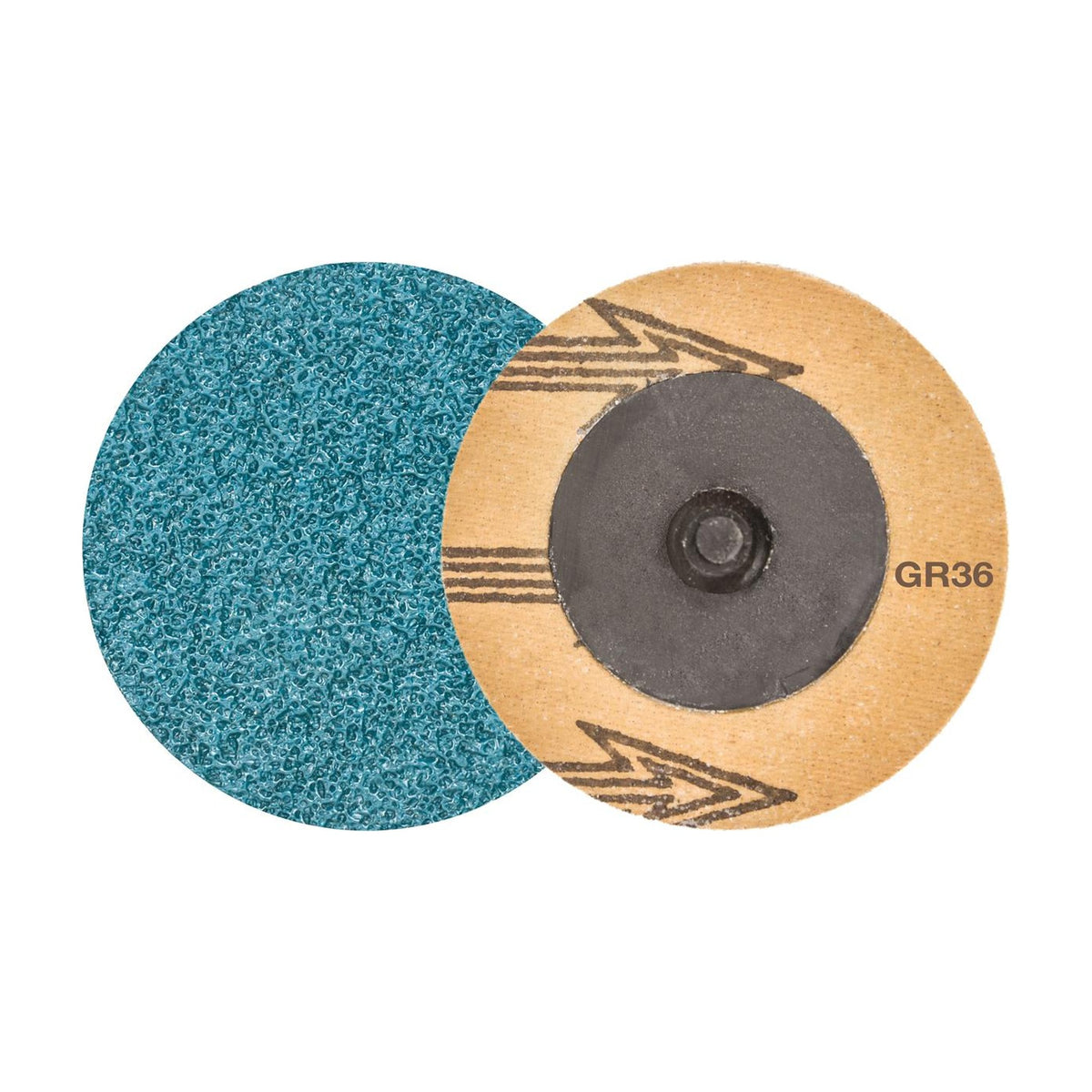Walter 2" x 1/4" TWIST TOPCUT Quick-Change Sanding Disc, 36 Grit