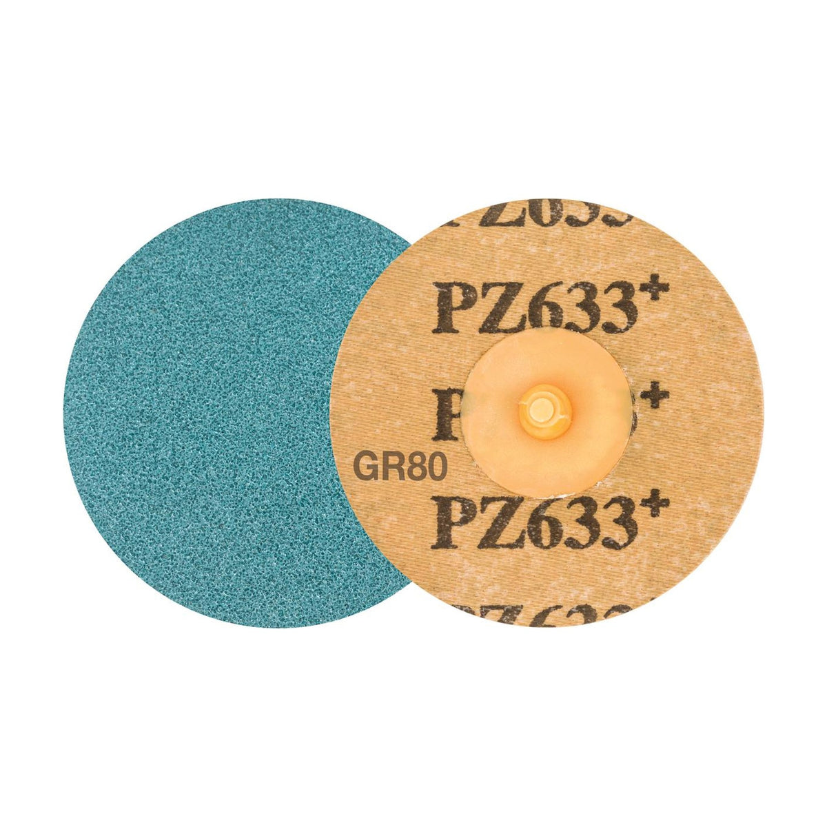 Walter 3" x 1/4" TWIST TOPCUT Quick-Change Sanding Disc, 80 Grit