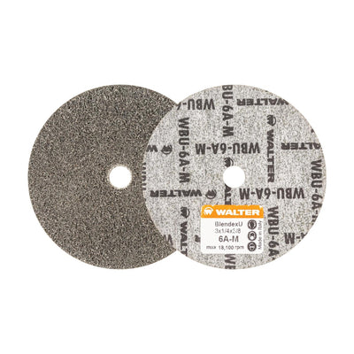 Walter 3 inch x 1/4 inch x 3/8 inch BLENDEX U Wheel, 6AM, part 07U323