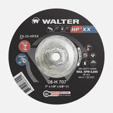 7" x 1/4" x 5/8"-11 HP XX Hubbed Grinding Wheel, Type 27S
