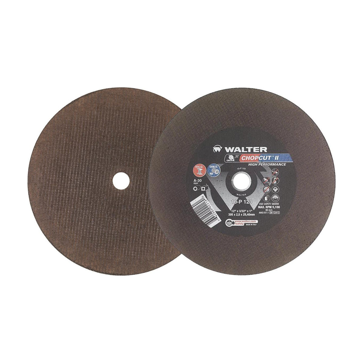 Walter 12 inch x 3/32 inch x 1 inch CHOPCUT II Chop Saw Wheel, part 10P123