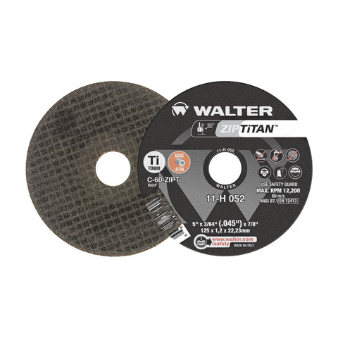 5" x 3/64" x 7/8" ZIP TITAN Cut-Off Wheel, Type 1
