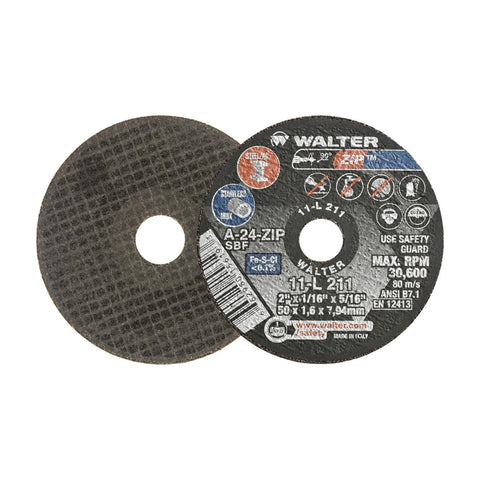 2" x 1/16" x 5/16" ZIP Cut-Off Wheel, Type 1