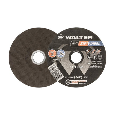 Walter 5 inch x 3/64 inch x 7/8 inch ZIPCUT Cut-Off Wheel, Type 1, part 11T052