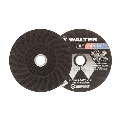 Walter 6 inch x 3/64 inch x 7/8 inch ZIPCUT Cut-Off Wheel, Type 1, part 11T062