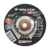 6" x 3/64" x 5/8"-11 ZIPCUT Cut-Off Wheel, Type 27S Spin-On