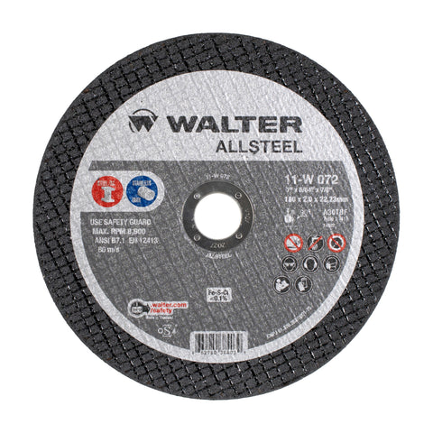 7" x 5/64" x 7/8" ALLSTEEL Cut-Off Wheel, Type 1