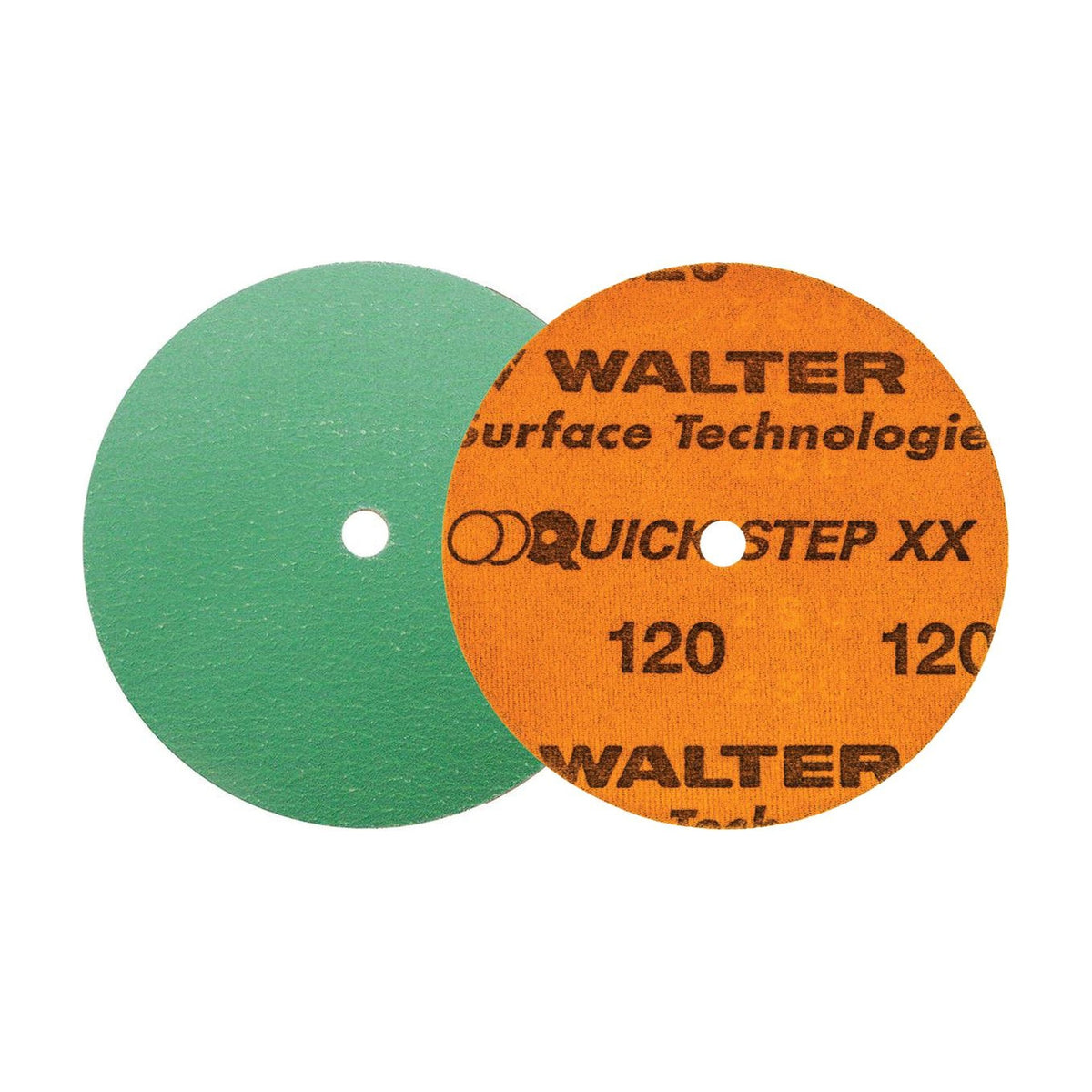 Walter 5" QUICK-STEP XX Hook & Loop Sanding Disc, 120 Grit