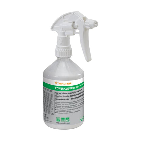 POWER CLEANER 100 Rust and Mineral Remover and Brightener, 500 mL (16.9 oz) Sprayer Bottle