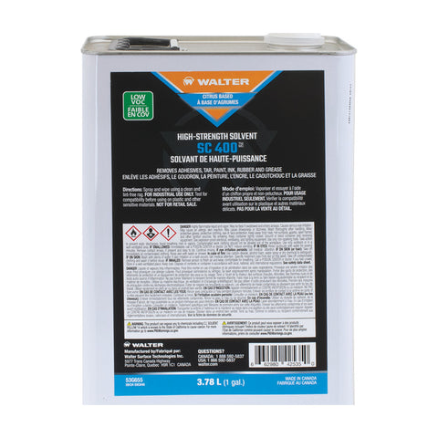 SC 400 LOW VOC High-Strength Solvent, 3.78 L (1 gal) Jug