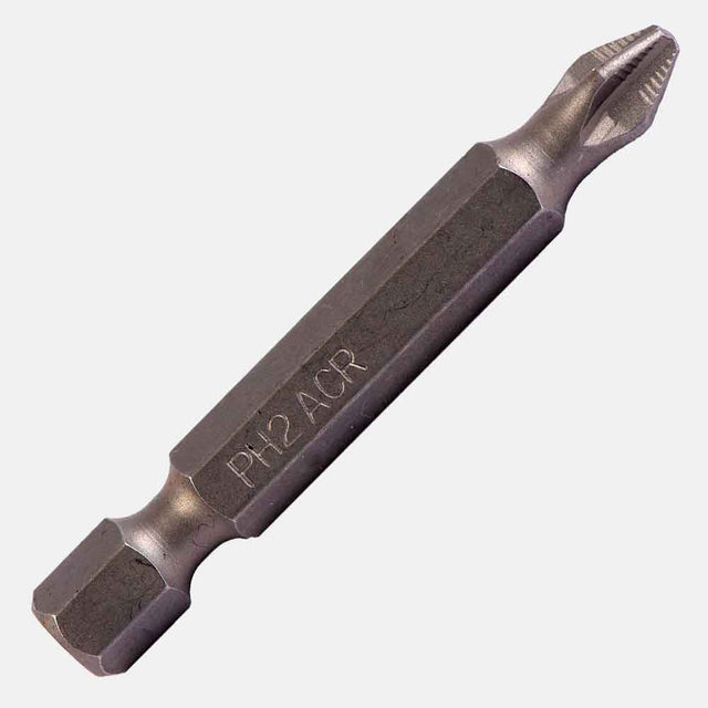 Phillips ACR power bit with 1/4-inch hex shank