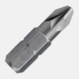1/4-inch Pozidriv insert bit for fastening Pozidriv screws with drills and impact drivers