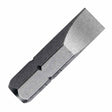 Durable slotted screwdriver insert bit, 1/4-inch hex shank, 1-inch long, ideal for precision and general-purpose drilling or driving