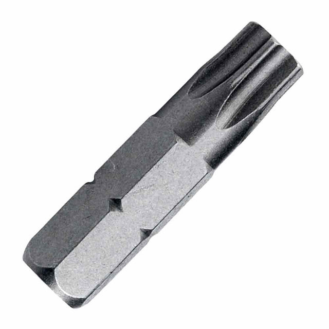 Star (Torx) insert driver bit, 1-1/4-inch long, with 5/16-inch hex shank for secure fastening