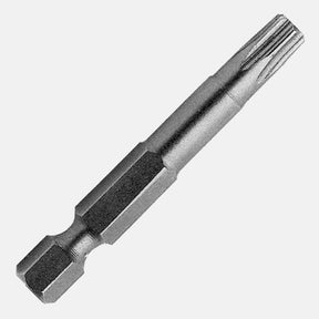 High-strength Torx Star power bit in 2-inch and 6-inch lengths with 1/4-inch hex base