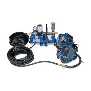 Allegro Full Mask Supplied-Air Respirator System, 2-Worker, Two 50' Hoses, part 9200-02