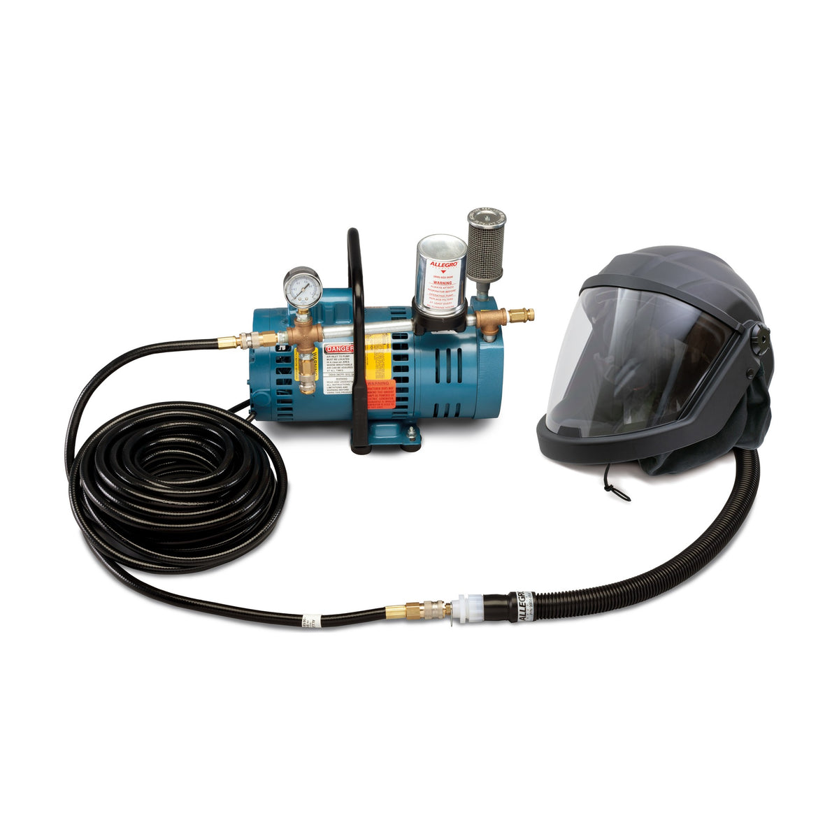 Allegro DEFENDER Supplied Air Shield and Helmet System, 1-Worker, 50' Hose, part 9252-01