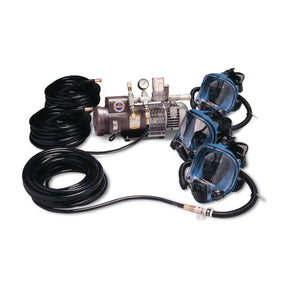 Allegro Full Mask Supplied-Air Respirator System, 3-Worker, Three 50' Hoses, part 9200-03