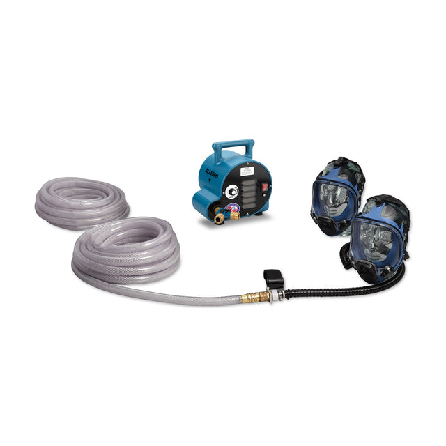 Allegro Full Mask Breathing Air Blower Respirator System, 2-Worker, Two 50' Hoses, part 9200-02A