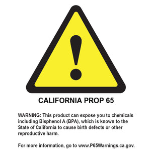 California Prop 65 warning for 9904-CW (chemicals named: Bisphenol A (BPA), Carbon Black, Vinyl Chloride). www.P65Warnings.ca.gov