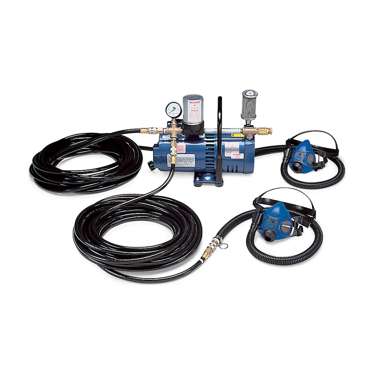 Allegro Half Mask Supplied-Air Respirator System, 2-Worker, Two 100' Hoses, part 9215-02