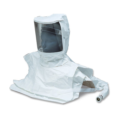 Allegro Double Bib Maintenance Free Tyvek Hood for Breathing Air Blower and Cold Air Systems, part 9912-EF