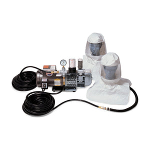 Allegro Tyvek Hood Supplied-Air Respirator System, 2-Worker, Two 50' Hoses, part 9220-02