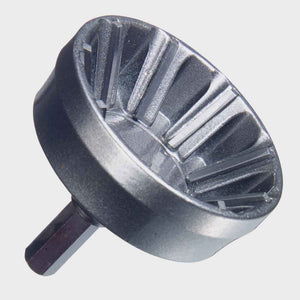 Bar Champ M2 HSS outer reamer with 1/4-inch hex impact shank