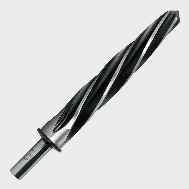 Construction Reamer – M2 HSS, Tapered Left-Hand Spiral, Right-Hand Cut