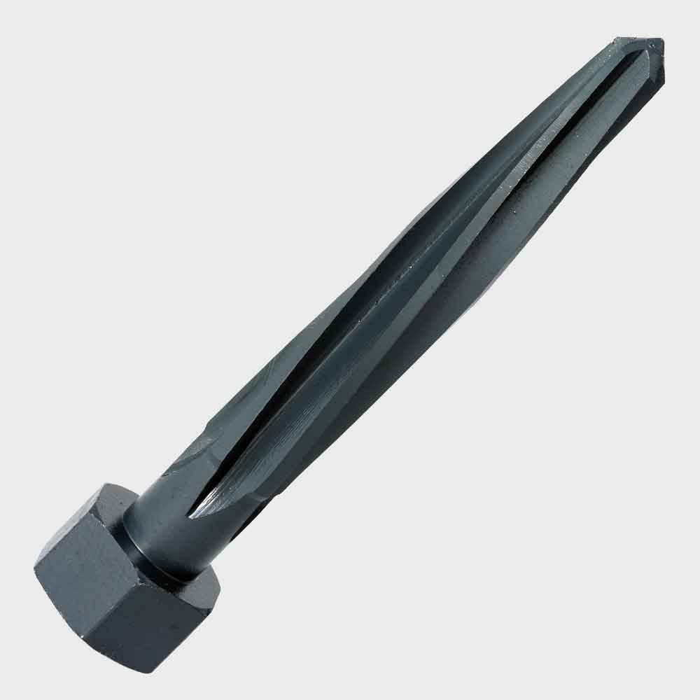 M2 HSS tapered construction reamer with hex nut shank