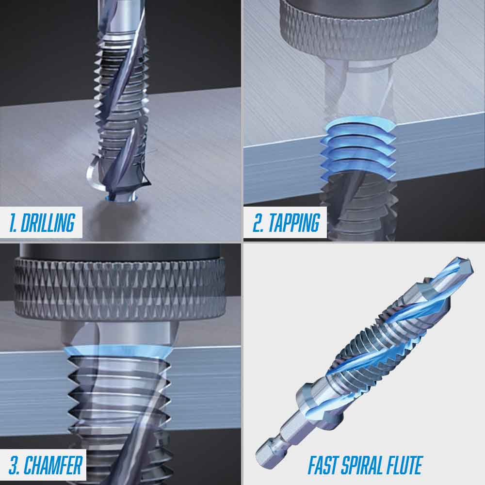 10-32 Combination HD Drill Tap