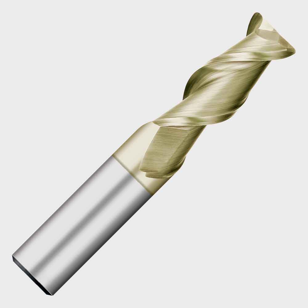 1/2" x 2" x 4" .040r 2-Flute Al End Mill (2 pack)